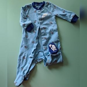 Two Nike Button-up Onesies